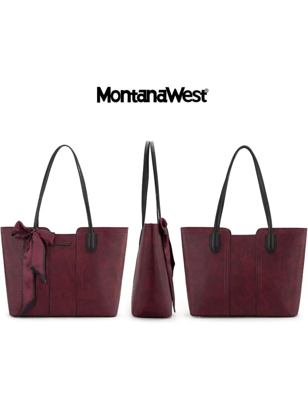 Women  Dahila Red  Medium Tote Bags Top Handle Satchel Purses